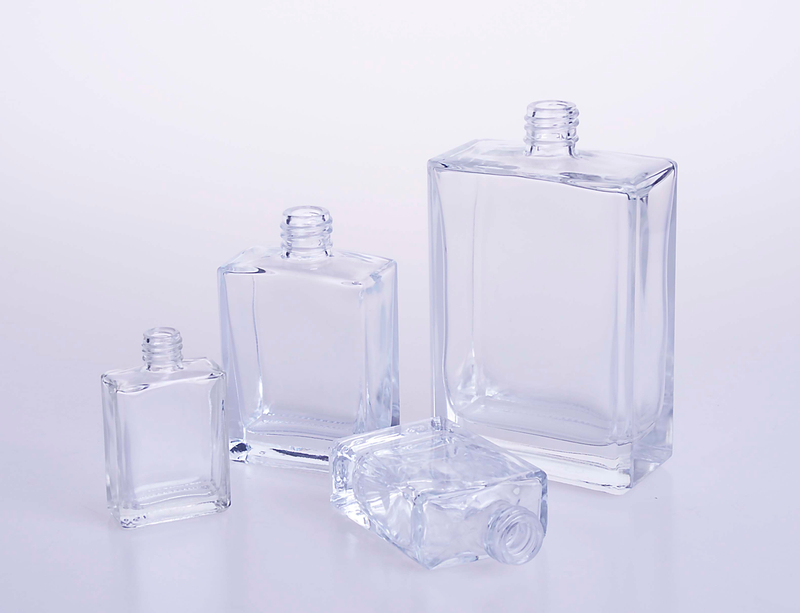 可定制扁方形玻璃香水瓶