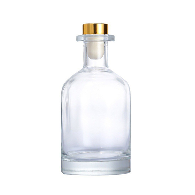 50毫升100ml 150ml 250ml Potbelly玻璃香水瓶与软木