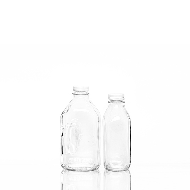 1L玻璃奶瓶带盖子